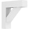 Ekena Millwork Standard Traditional Architectural Grade PVC Bracket with Block Ends, 5"W x 20"D x 20"H BKTP05X20X20TRA05 - alternate 1